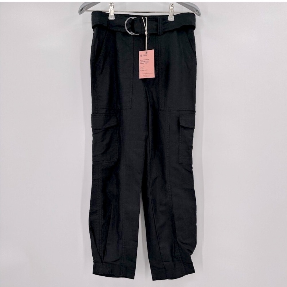 Quince Woman’s Cotton Linen Cargo Pants